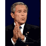 Bush facial expressions were comical in the debates.